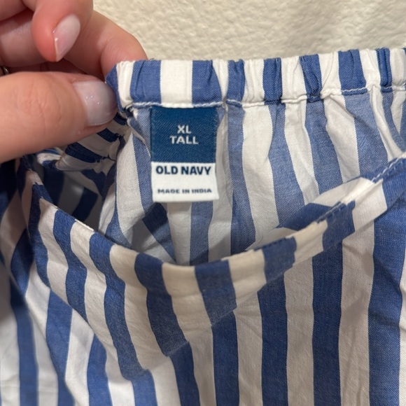 Sold! ❤️Old Navy White and Blue A-Line Midi Skirt and Top, new ✨! - Picture 7 of 10